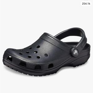 Classic Black Crocs - Size 7 - Like New!